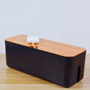 2Pcs ABS Cable Manegement Box Cord Organizer Charger Hide Tidy Cover Tray
