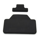 Passenger Backrest Back Pad Rear Saddlebag+Side Handle For Aluminum Alloy B