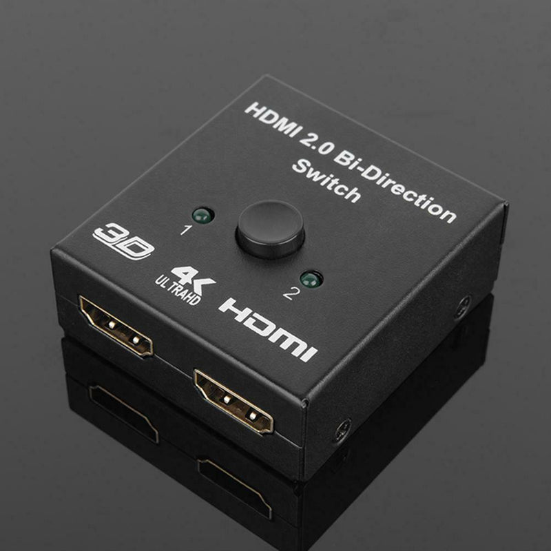 HDMI Bi-Direction Switch Two-way Smart HDMI Switcher Support 4K HDR HDCP2.2