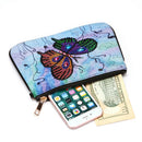 5D Diamond Butterfly Painting Clutch Bag Leather Purse Handbag DIY For Women