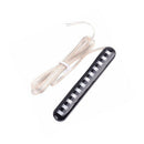 Motorcycle Turn Signal Lights Sequential Flowing 12 LED Strip Amber Accessories