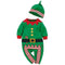 Baby Boys Girls Overalls Romper Christmas costume Clothing Sets with Hat Gr V6C3