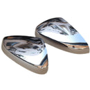 Chrome Car Styling Side Mirrors Glossy Pairs Cover Accessories for Peugeot