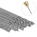 16PCS HSS White Steel Twist Drill Bit Set 0.8-1.5mm For Electric Grinding Drills
