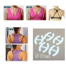 5 Clips Hide Converter Bra Strap Cleavage Control A