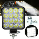 48W 16LED Work Light Flood Beam Bar Car ATV Off-Road Driving Fog Lamps12V/24 Ew