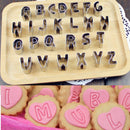 DIY 26XBiscuit Cake Mold Cutter Letters Alphabet Shape Mould Fondant Cookie LJ
