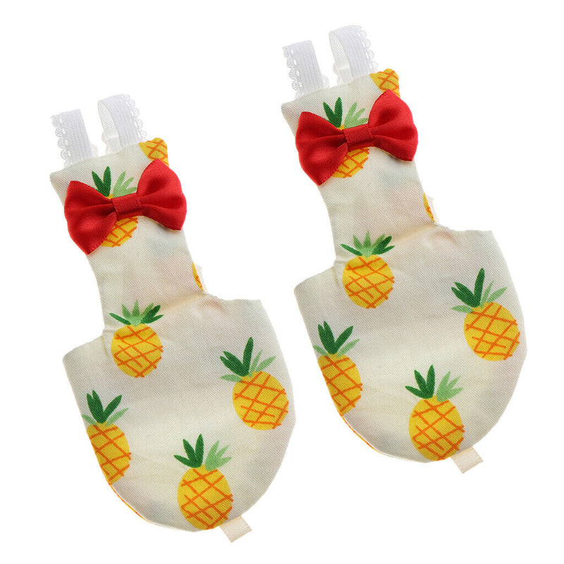 Set of 2 Reusable Cloth Diaper Flight Suit Bird Parrot Breathable Parrot Bird