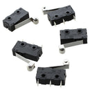 5 Pcs Micro Limit Switch Roller Arm Subminiature SPDT Snap Action Switch Bl T8Y4