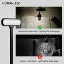 LED Book Lights, Rechargeable Clip On Light, 3 Lighting Modes, 9 LEDs, Eye