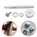 62Pcs Stainless Steel Canvas to Screw Press Stud Snap Boat Cover Kit E0W2