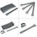 50Pcs Durable Black Cable Cord Nylon Strap Hook Loop Ties Tidy Organiser Tool