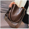 Women Large Capacity Alligator Bucket Bags Crocodile Pattern Handbag Casual I1A4