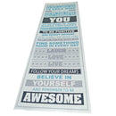 Be Awesome Inspirational Motivational Happiness Quotes Decorative Poster Pr Y2H6