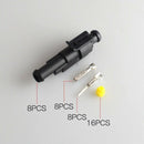 26Sets 1-4 Pin Electrical Wire Connector Plug Set Waterproof Automotive Plu