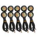 10 Pcs 12V 23Mm Dual Color Switchback 4014 Smd 12 Led Drl Eagle Eye Daytime Y7I1
