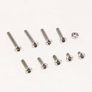340pcs M3 Alloy Steel Hex Socket Button Head Screws Allen Bolt Nut Kit
