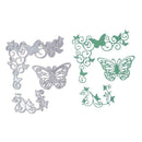 3pcs Metal Cutting Dies Stencils for DIY Scrapbooking Photo Album Butterfly SN9F