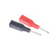 2x DCC Copper 4mm Banana Female to 2mm Pin Tip Head For Multimeter Test ProbesJR