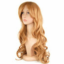 28 Inches Wig Light Brown + Wig Cap X6A7