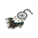 Peacock Feathers Handmade Dreamcatcher Craft Dream Catcher Net Home Decor