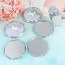 Mini Makeup Mirror Drift Sand Portable Cosmetic Folding Compact Pocket MirroJC!c