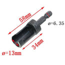 4Pcs Carbon Steel Wood Drill Bit Set,1/4 Hex Shank Woodworking Carbon Steel S1N2