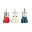 4Pc Dia 30Mm Shank 6Mm Pen-Shaped Sanding Abrasive Nylon Wire Polishing Mix