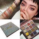 16 Colors Beauty Glazed Eye Shadows Palette Matte Glitter Eyeshadow Cosmeti L3L3
