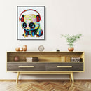 DIY Digital Oil Painting By Numbers Earphone Panda Frameless Modern Picture