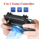 Gaming Grip With Portable Charger Cooling Fan,For Pubg Mobile Controller L1