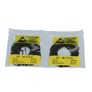 500pcs Universal Rubber O-Ring Watch Back Cover Seal Gaskets Black 31-40mm