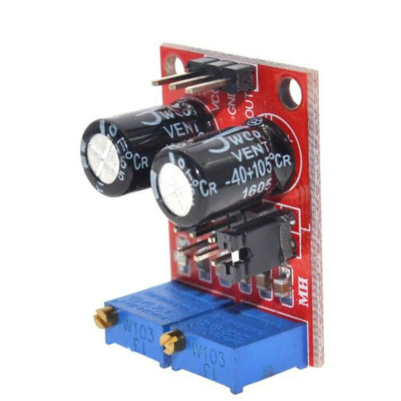 NE555 Signal Generator Pulse Frequency Duty Cycle Adjustable Module LED display