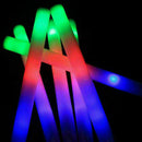 1X Changeable Light Up Foam Sticks LED Wands Rally Rave Batons Flashing