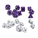 2 Colors Gem Muti Sided Dice Set D4 D6 D8 D10 D12 D20 D24 D30 D&D RPG Game