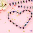 60 Pieces Baby Girls Hair Claw Clips Crystal Rhinestone Mini Hair Clips Mix
