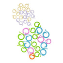 40pcs Multicolor Split Ring Stitch Markers Mark for Knitting Crochet
