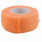 6 PCS First Aid Medical Self-Adhesive Elastic Bandage Gauze Tape (Orange, 2 D8X2