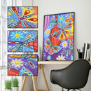 5D DIY Special Shaped Diamond Painting Butterfly Cross Stitch Mosaic Kits