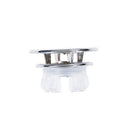2X Round Overflow Cover Tidy Trim Chrome Bathroom Basin Sink Spare Replacement U