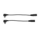2Pcs Mini USB Jack to 3.5mm female Headphone Earphone Adapter Audio Cable C N3D4