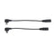 2Pcs Mini USB Jack to 3.5mm female Headphone Earphone Adapter Audio Cable C N3D4