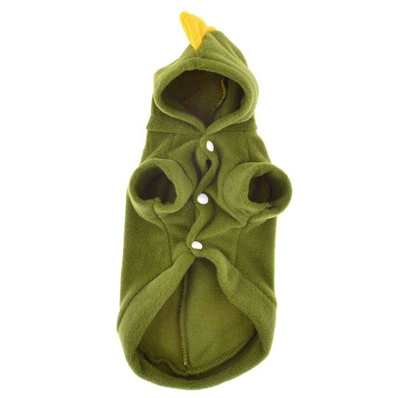 Winter Wear Short Sleeves Doggie Chihuahua Hooded Clothes Apparel Yellow +