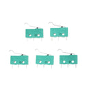 5PCS KW4-3Z-3 Micro Switch KW4 Limit Switch 3pin N/O N/Cã€&S
