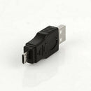 Black OTG USB Mini Micro Male to Female Connector, USB Adapter Support Data Sync