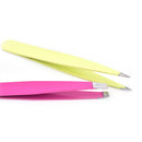 3pcs Professional Eyebrow Tweezers Hair Beauty Hair Removal Face Kit Pouch 3C