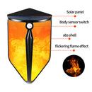 LED Solar Wall Light Waterproof Human Body Induction for Outdoor Decoration A