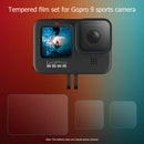 1 Set Front Rear Screen Lens Films for GoPro Hero9 Tempered Glass Covers A