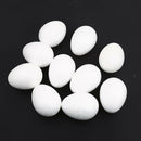 80mm White Solid Styrofoam Balls Modelling Polystyrene Eggs Sphere 10 Packs