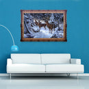 Snow Deers Elk 5D Diamond DIY Painting Craft Kit Home Decor